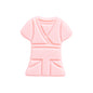 10pcs Silicone Focal Beads Cloth Shirt Shape with Belt Detail 7