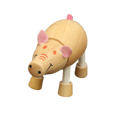 Wooden Animal Simulation Toys Dolls Educational Toy for Kids 24