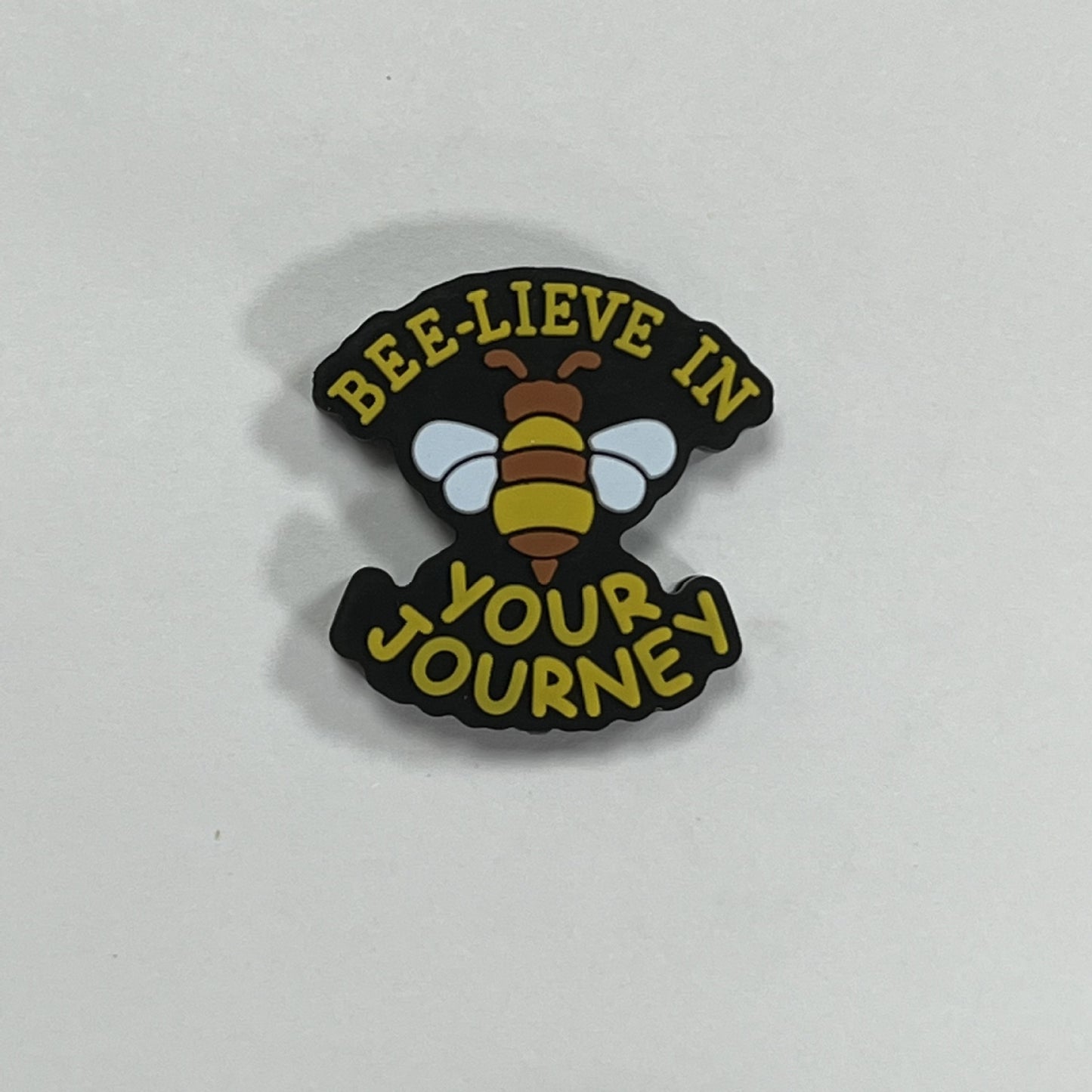 20pcs Silicone Focal Beads Glow In The Dark Animal Bee With Printed Text 9