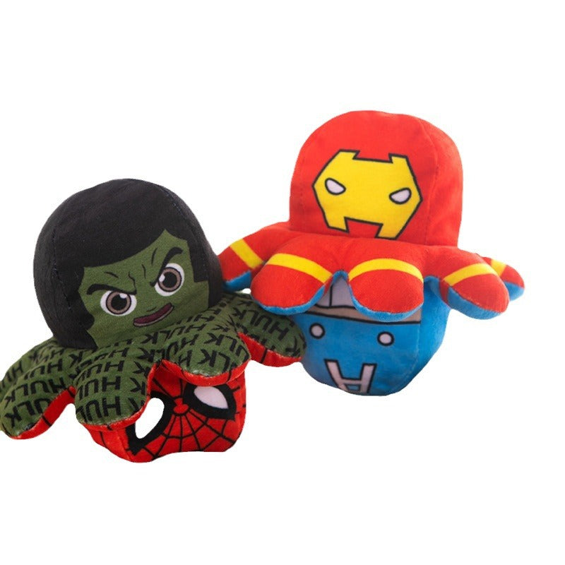 Reversible Octopus Plush Toy Mood Flip Stuffed Animal 20cm 5