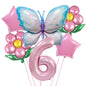 Butterfly Foil Balloon Set Birthday Party Decoration 40 Inch 17