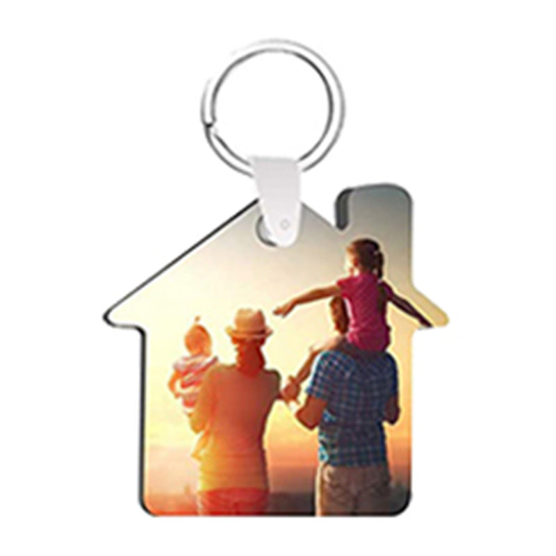 Density Board Sublimation Keychain Blank Various Shapes 11