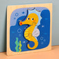Wooden 3D Animal Puzzle Educational Toy for Kids 15cm 12