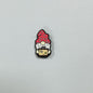20Pcs Silicone Focal Beads Cartoon Dwarf Front Facing 15