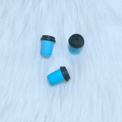20Pcs Silicone 3D Focal Beads Solid Colorful Cup Holding Lid Detail 11