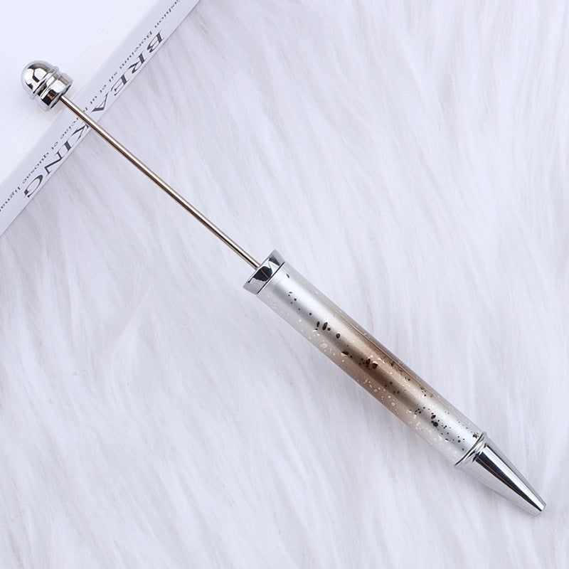 UV Plating Starry Sky Sequins Gradient Beadable Ballpoint Pens DIY Craft Supplies 10