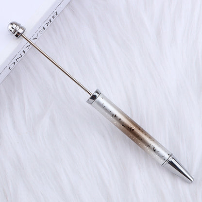 UV Plating Starry Sky Sequins Gradient Beadable Ballpoint Pens DIY Craft Supplies 10