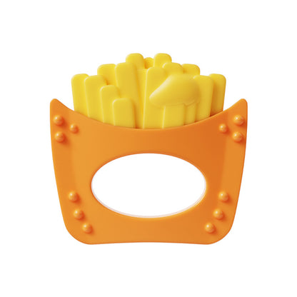 Silicone Fries Cartoon Snacks Baby Teething Toy for Infant 14