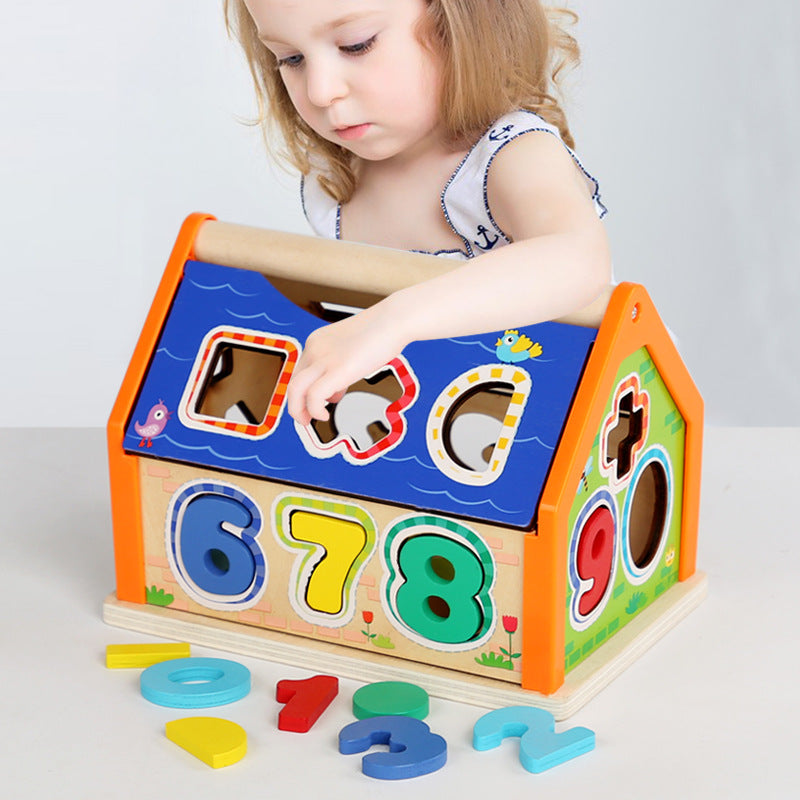 Wooden Montessori Toys Digital Building Blocks for Toddlers 3