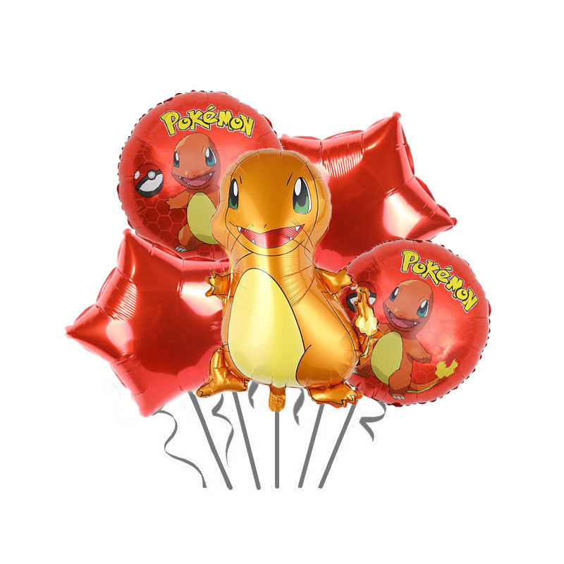 Pikachu Foil Balloon Set Children Birthday Party Decoration 6