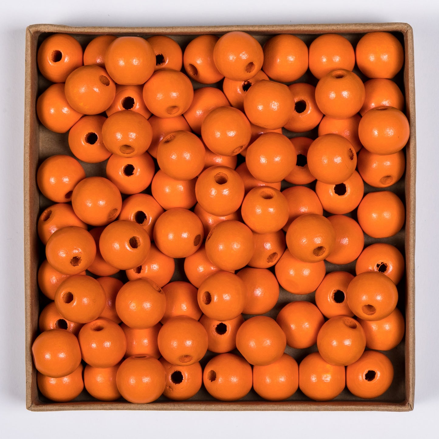 50pcs 16mm Colored Round Wooden Beads Jewelry Making DIY Craft 15
