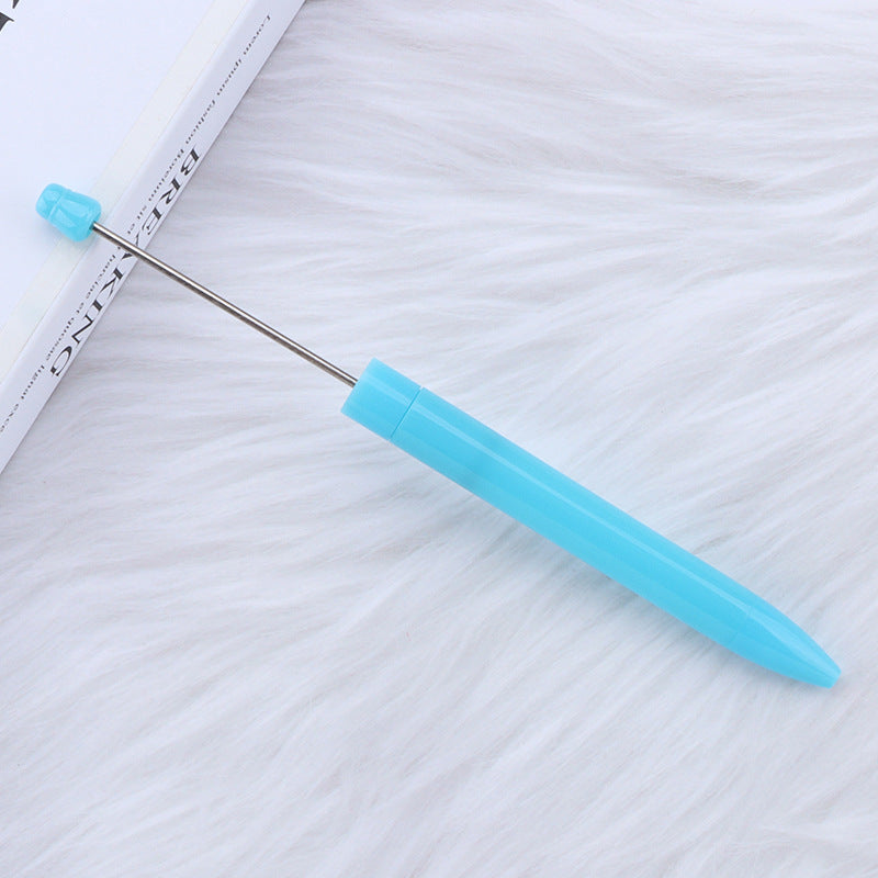 Long Creative Plastic Beadable Ballpoint Pens DIY Craft Supplies 11