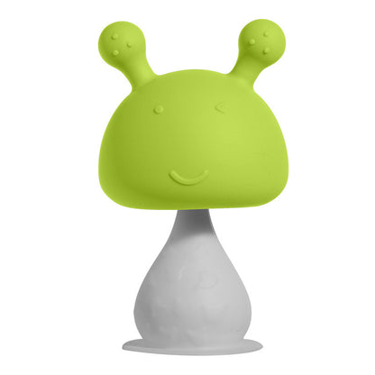 Silicone Mushroom Teething Toy Baby Rattle Teether 9