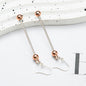 Beadable Earrings Metal DIY 7.8cm Length Craft Supplies 6