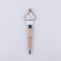 Mom Series Pattern Silicone Beaded Pens Handmade Office School Supplies 13
