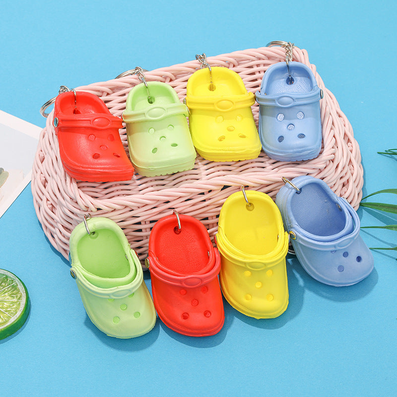 Plastic Slipper Keychain Mini Shoe Charm 2