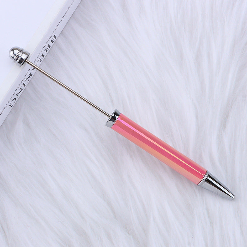 UV Electroplating Rainbow Color Beadable Ballpoint Pens DIY Craft Supplies 13