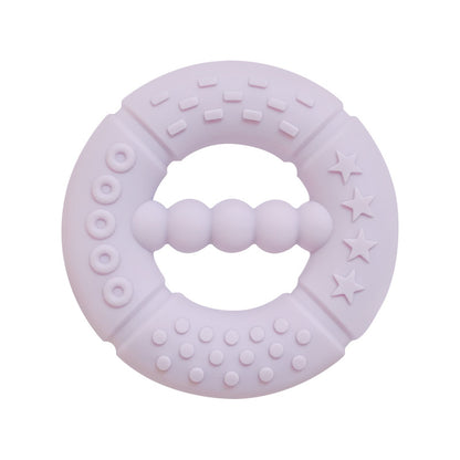 Silicone Baby Teething Ring Hand Grasping Teether Toy 8