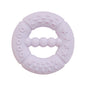 Silicone Baby Teething Ring Hand Grasping Teether Toy 8