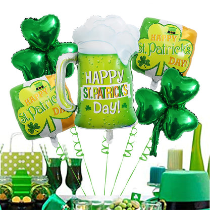 St. Patrick's Day Foil Balloon Set Party Decoration