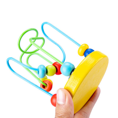 Wooden Bead Maze Educational Activity Toy for Toddlers 3
