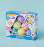 Soft Sensory Ball Baby Rattle Teether Toy for Babies 6 Pack