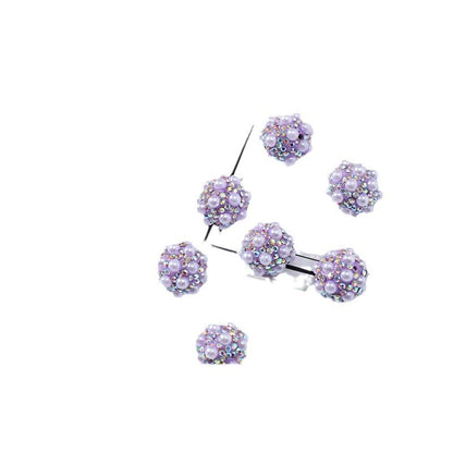 20pcs 16mm Pearl Rhinestone Clay Beads DIY Jewelry Making 5