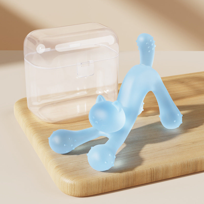 Silicone Kitten Shaped Teething Toy for Baby 15