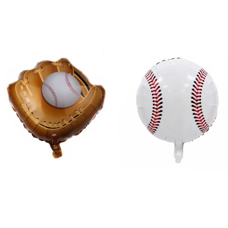 Sport Themed Foil Balloons Birthday Party Decoration 5pcs 2