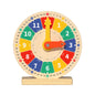 Wooden Montessori Toys Teaching Clock Educational Toy