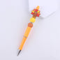 Cartoon Pattern Silicone Beaded Pens Handmade Novelty Pen Gift 18