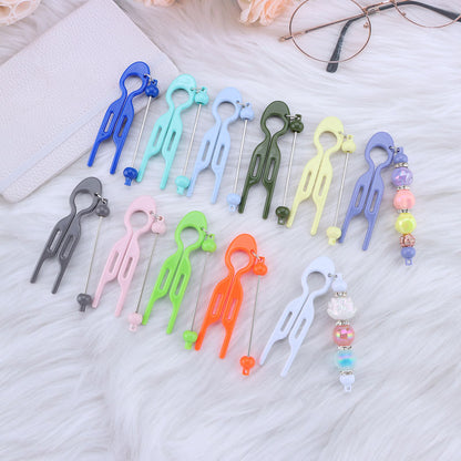 Beadable U Shaped Updo Resin Comb DIY Hair Accessory Craft Supplies