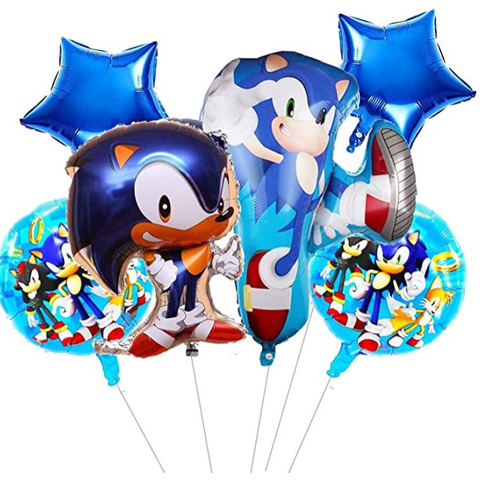 Sonic Foil Balloon Set Birthday Party Decoration 22pcs 14