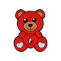 20pcs Silicone Focal Beads Teddy Bear Front Facing