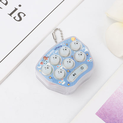 Hit The Hamster Game Light Up Toy Keychain with 70 Levels and 7 Speeds 9