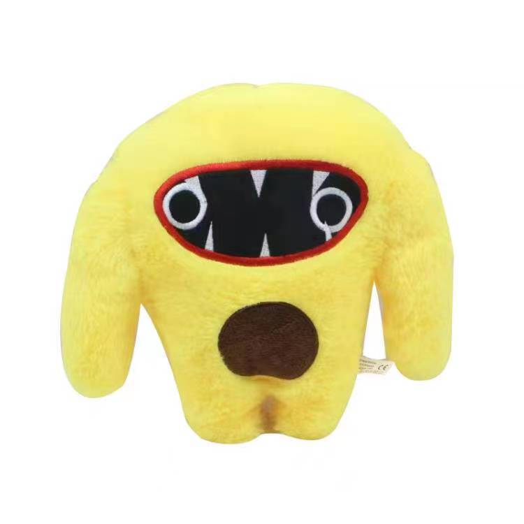 Toothed Monster Plush Toy Soft Stuffed Animal Doll Set 4