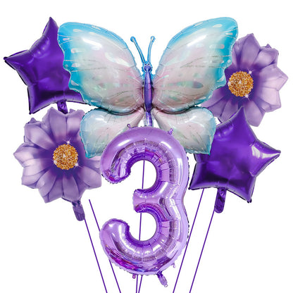 Butterfly Foil Balloon Set Birthday Party Decoration 40 Inch 32