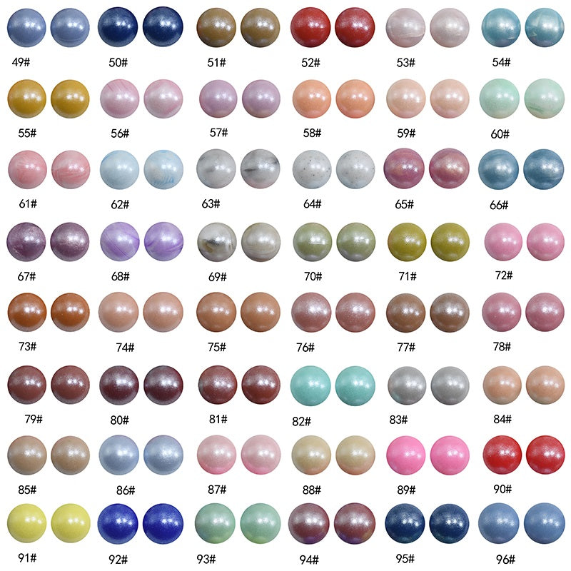 15mm Opal Silicone Beads Soft Pearlescent Glow 50pcs 4