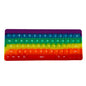 Silicone Pop Tubes Sensory Fidget Toy Keyboard 27x10.8cm 8