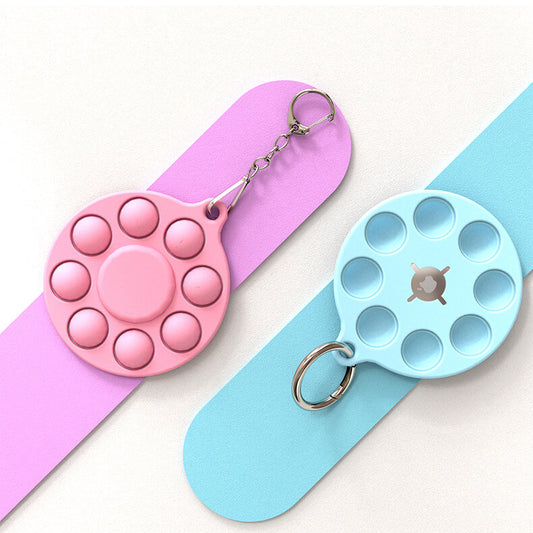 Silicone Pop It Fidget Toy Protective Sleeve for Air Tag