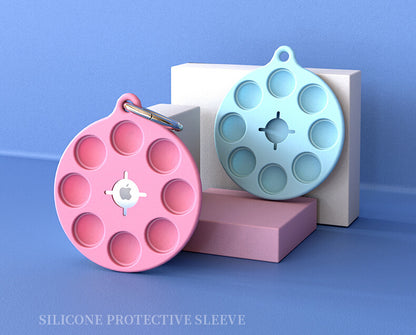 Silicone Pop It Fidget Toy Protective Sleeve for Air Tag 11