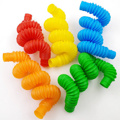 Pop Tubes Sensory Fidget Toy Flexible Extendable Tube 6