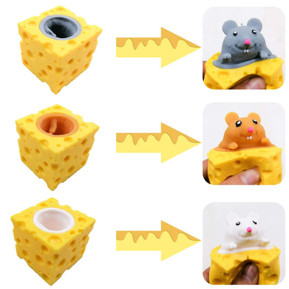 Squishy Toy Pop Up Cheese Squirrel Sensory Fidget Toy 7
