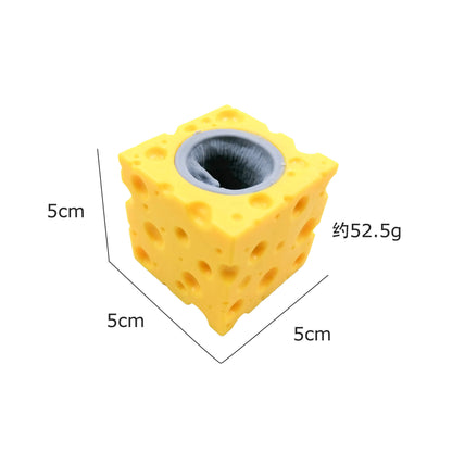 Squishy Toy Pop Up Cheese Squirrel Sensory Fidget Toy 5