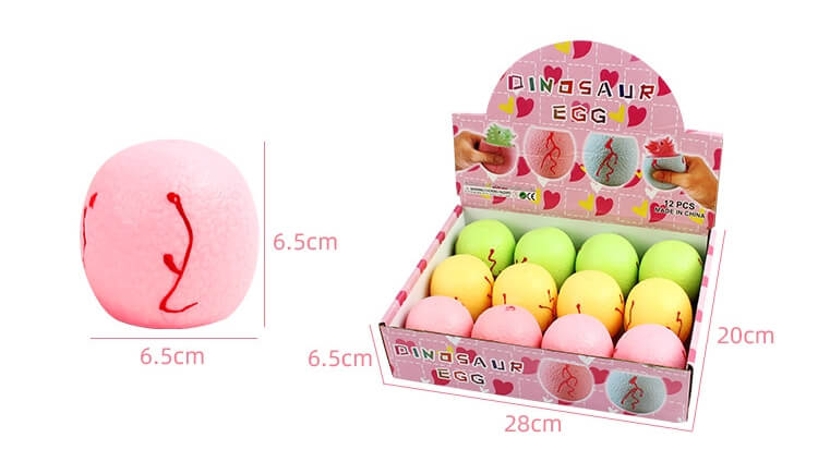 Squishy Toy Pop Up Dinosaur Soft Squeeze Sensory Toy 5