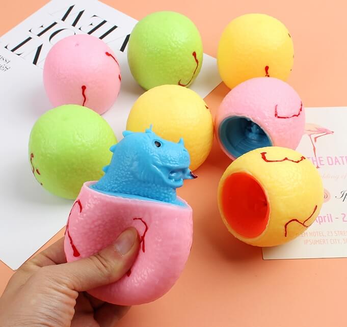 Squishy Toy Pop Up Dinosaur Soft Squeeze Sensory Toy 6