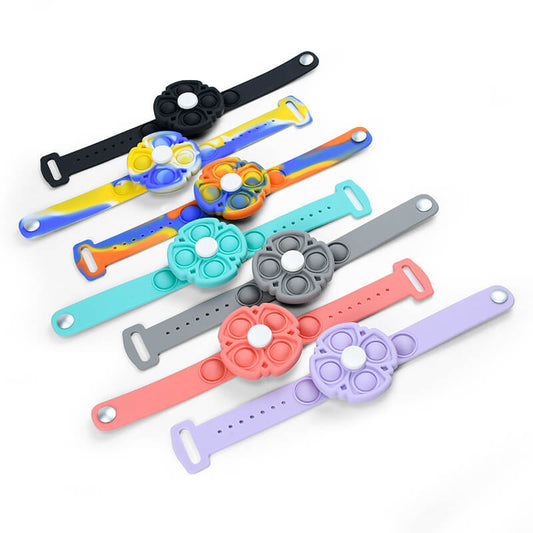 Silicone Fidget Spinner Bracelet Sensory Fidget Toy