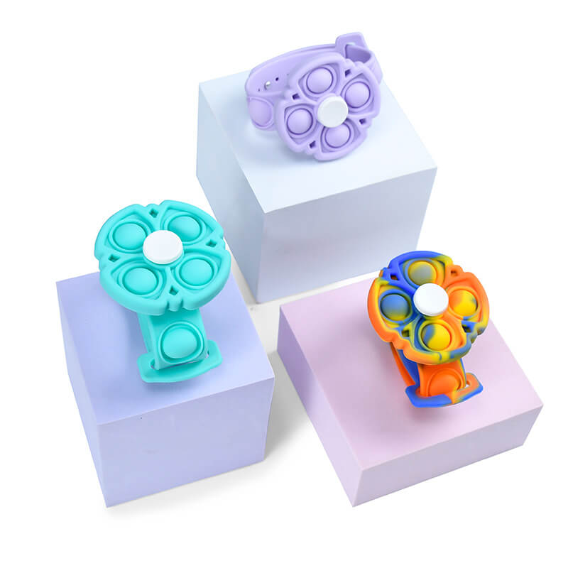 Silicone Fidget Spinner Bracelet Sensory Fidget Toy 4