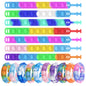 Silicone Pop It Fidget Toy Adjustable Bracelet 22.5cm