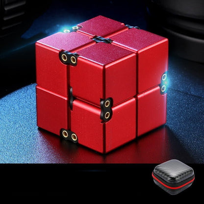 Aluminium Alloy Infinity Cube Fidget Toy Metal Weighted 4cm 13